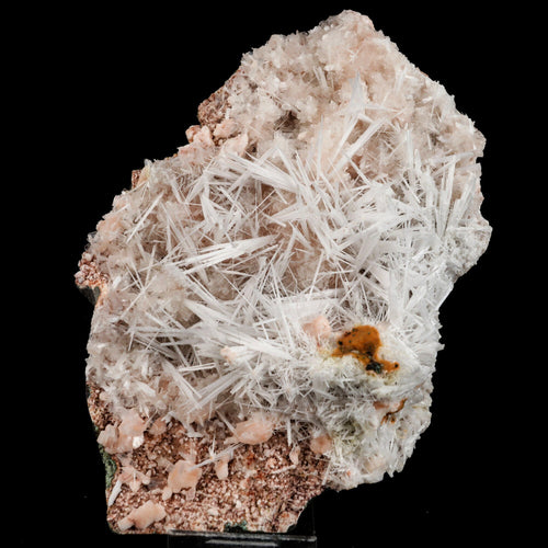 Scolecite Sprays in Heulandite Geode Natural Mineral Specimen # B 6547