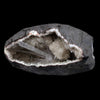 Scolecite Sprays Inside Geode Natural Mineral Specimen  # B 4649