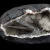 Scolecite Sprays Inside Geode Natural Mineral Specimen  # B 4649