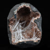 Scolecite Sprays Inside Heulandite Geode Natural Mineral Specimen  # B 4908