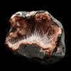 Scolecite Sprays Inside Heulandite Geode Natural Mineral Specimen  # B 5089
