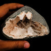 Scolecite Sprays Inside Heulandite Geode Natural Mineral Specimen # B 5745