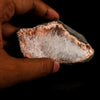 Scolecite Sprays Inside Heulandite Geode Natural Mineral Specimen # B 5795