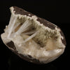 Scolecite Sprays Inside Heulandite Geode Natural Mineral Specimen # B 5799