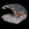 Scolecite Sprays with Stilbite Inside Heulandite Geode Natural Mineral Specimen  # B 4541
