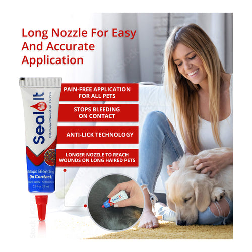 Seal It Wound & Blood Stop Gel for Dogs & Cats