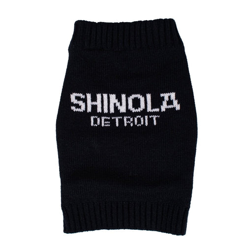 Shinola Brand Logo Knitted Pet Sweater