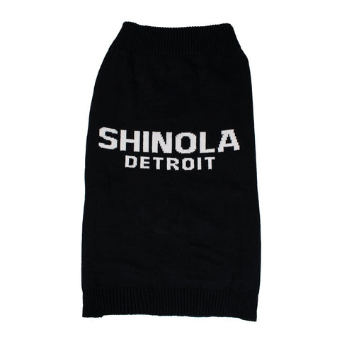 Shinola Brand Logo Knitted Pet Sweater