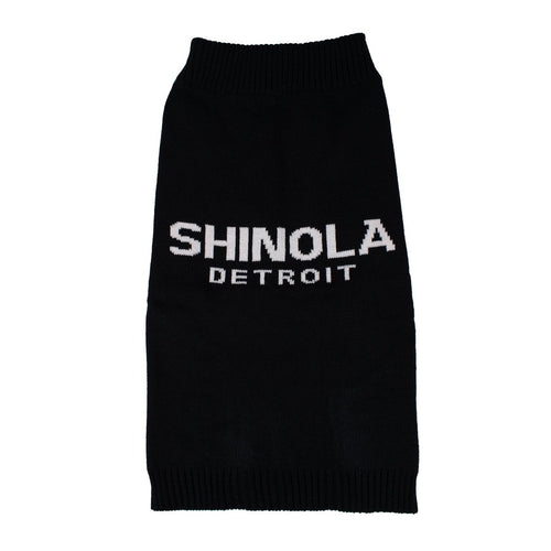 Shinola Brand Logo Knitted Pet Sweater