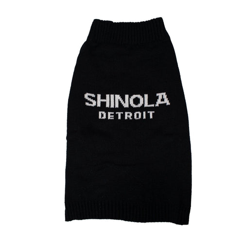 Shinola Brand Logo Knitted Pet Sweater