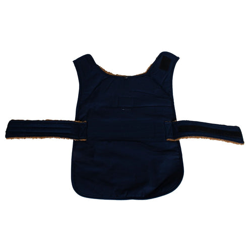 Shinola Brand Stripe Berber Dog Coat Rust