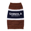 Shinola Brand Stripe Knitted Pet Sweater