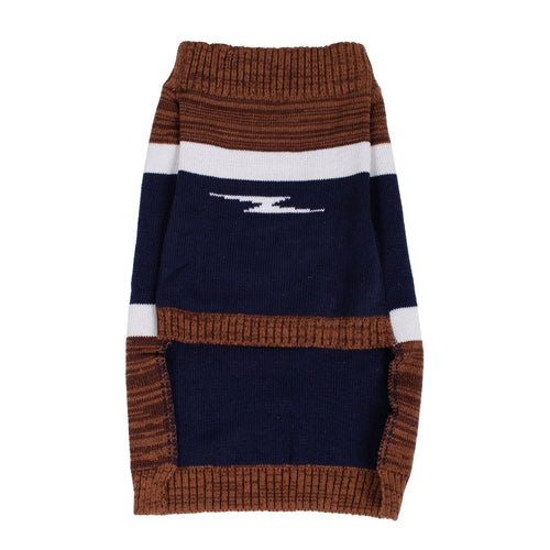 Shinola Brand Stripe Knitted Pet Sweater
