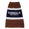 Shinola Brand Stripe Knitted Pet Sweater