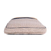Shinola Brand Stripe Napper Pillow Berber Dog Bed Oatmeal