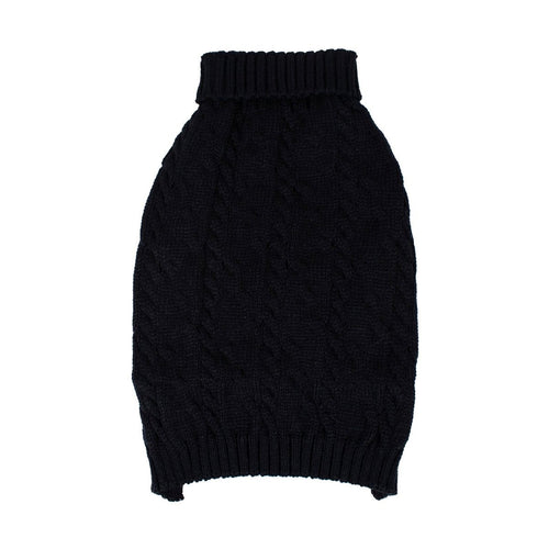 Shinola Cable Knit Pet Sweater