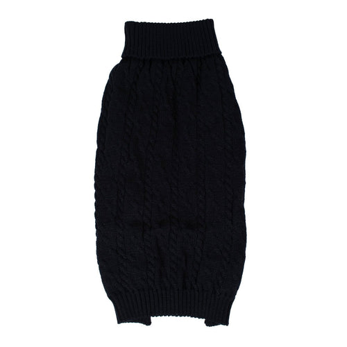 Shinola Cable Knit Pet Sweater