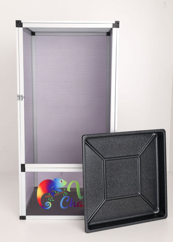 Size 18: Reptile Hybrid Cage, 18x18x36-FREE WIFI Temp&Humidity Sensor included!