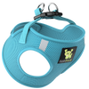 EcoBark Step In Dog Harness - XXXS to Small Breeds- Reflective Soft Mesh Harness for Teacup, Small Dogs and Puppies / Sky Blue