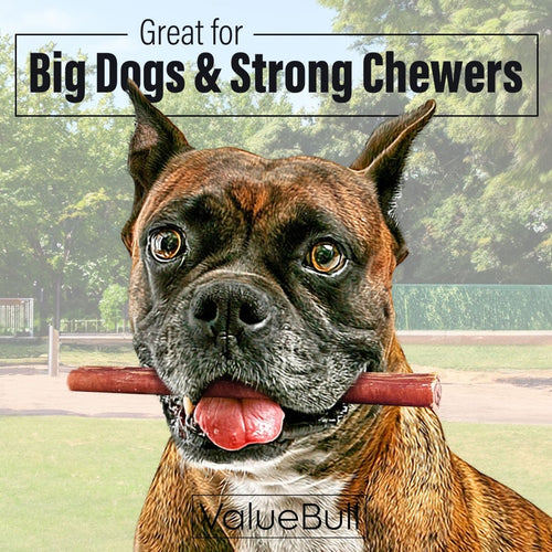 ValueBull Bully Sticks for Dogs, Thick 6 Inch, 100 Count Bulk Pack