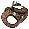 EcoBark Step In Dog Harness - XXXS to Small Breeds- Reflective Soft Mesh Harness for Teacup, Small Dogs and Puppies / Cheetah