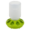 Small Plastic Chick Feeder, 1 Quart Bottle & Base for Chicks and Quail