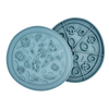 Pizza Snack Mat: 2-in-1 Lick Mat Slow Feed Bowl Combo