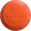 Bottle Top Flyer Durable Rubber Retrieving Frisbee - Orange