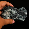 Sparkling Chalcedony Geode Natural Mineral Specimen # B 6568