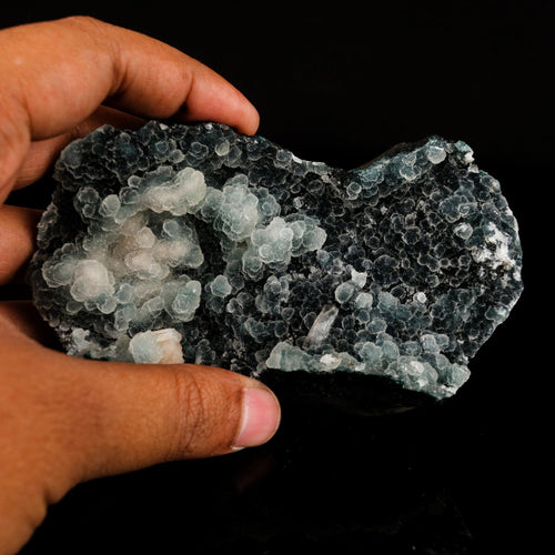 Sparkling Chalcedony Geode Natural Mineral Specimen # B 6568