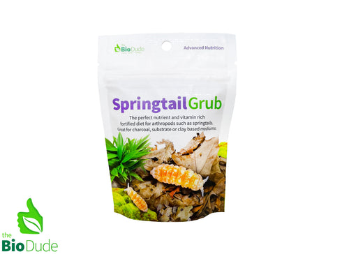 The Bio Dude | Springtail Grub - The Ultimate springtail diet for maximum reproduction | DS