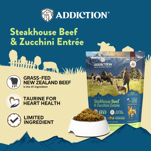 Steakhouse Beef & Zucchini Air-Dried Dog Food
