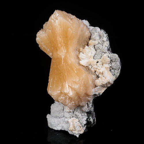 Stilbite Bow Free Standing Natural Mineral Specimen # B 7006
