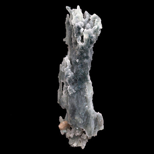 Stilbite Crystals on Chalcedony Coral Natural Mineral Specimen  # B 4825