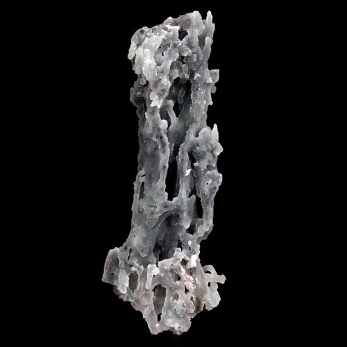 Stilbite Crystals on Chalcedony Coral Natural Mineral Specimen  # B 4825