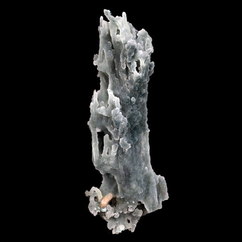 Stilbite Crystals on Chalcedony Coral Natural Mineral Specimen  # B 4825
