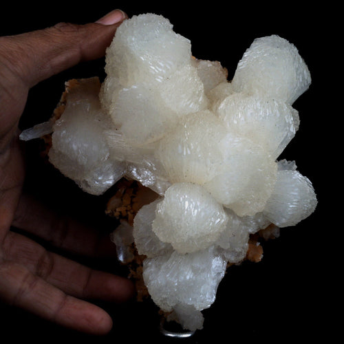 Stilbite Lusterous on Heulandite Natural Mineral Specimen  # B 4917