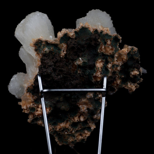 Stilbite Lusterous on Heulandite Natural Mineral Specimen  # B 4917