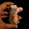 Stilbite on Calcite Natural Mineral Specimen # B 6230
