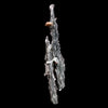 Stilbite on Chalcedony Stalactites Natural Mineral Specimen  # B 4828