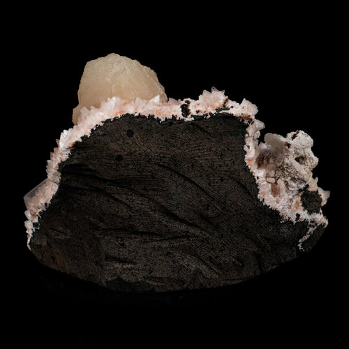 Stilbite on Heulanidte Natural Mineral Specimen  # B 5154