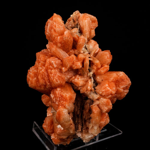 Stilbite Red Natural Mineral Specimen # B 5851
