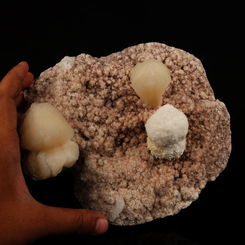 Stilbite with Heulandite Natural Mineral Specimen # B 5584