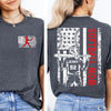 Custom Softball Mom Shirt | Personalized Custom Name and Number T-shirt | Gift for Mom | Gift for Wife | Front & Back Shirt 682436