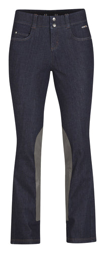 Kerrits Women's Stretch Denim Extended Knee Patch Bootcut Riding Jeans