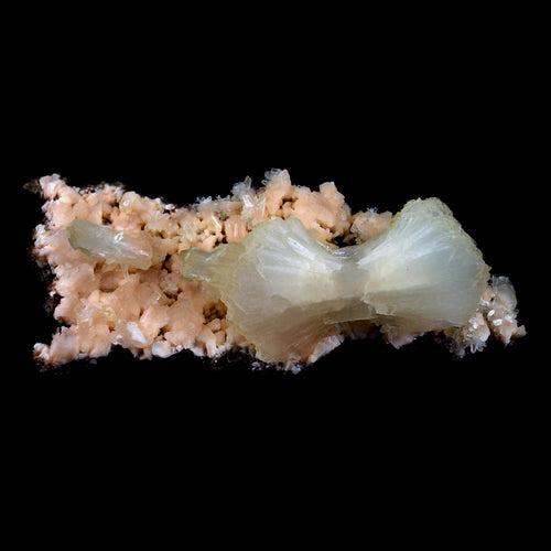 Superb Stilbite Bow-Tie on Heulandite Natural Mineral Specimen Natural Mineral Specimen  # B 4583