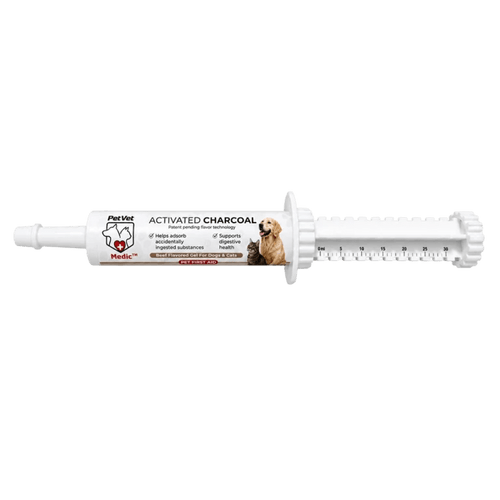 PetVet Medic® Activated Charcoal Syringe for Dogs & Cats — 30 mL (Copy)