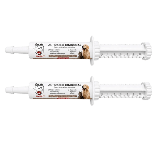 PetVet Medic® Activated Charcoal Syringe for Dogs & Cats — 30 mL (Copy)