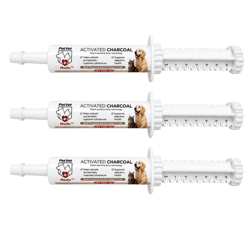 PetVet Medic® Activated Charcoal Syringe for Dogs & Cats — 30 mL (Copy)