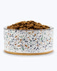 Terrazzo Modern Elevated Dog Bowl